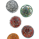 Beaded Wire Bowl-Round-Small-Subtle Colour Variations