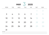 Calendar-Impressions 2025-Various Designs