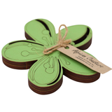 Coasters: Flower Collection Set4-Various Designs