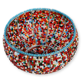 Beaded Wire Bowl-Round-Small-Subtle Colour Variations