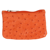 Coin Purse-Ostrich Leather-Various Colours